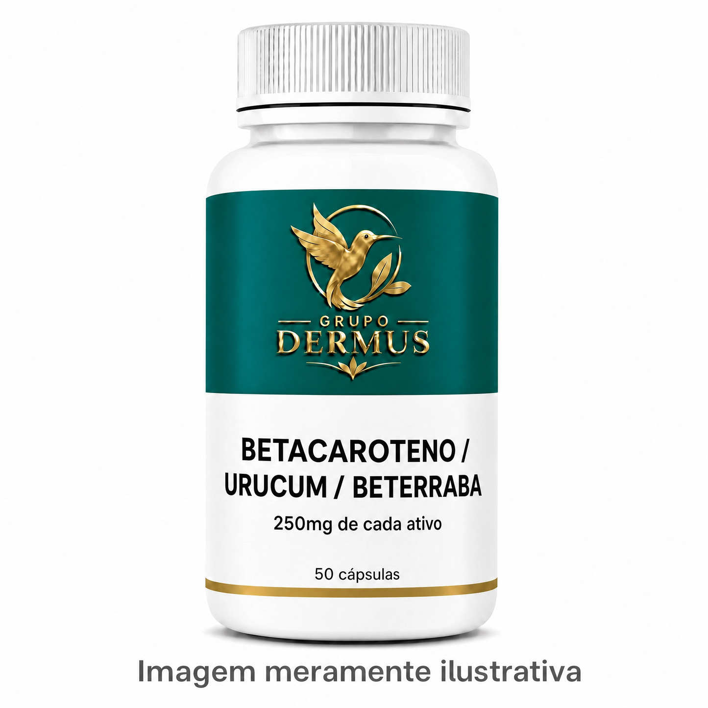 Betacaroteno / Urucum / Beterraba 50 capsulas