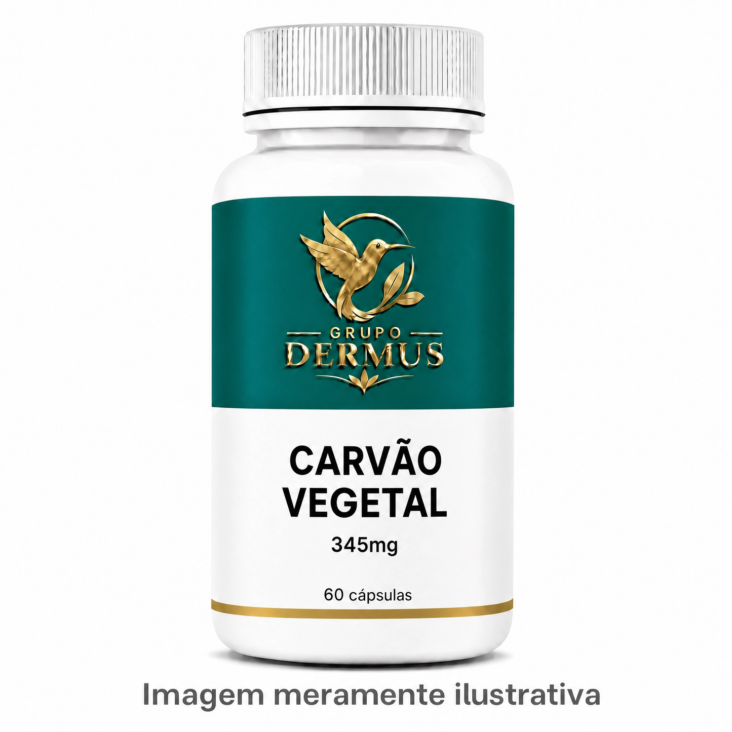 Carvão Vegetal 345mg 60 cápsulas