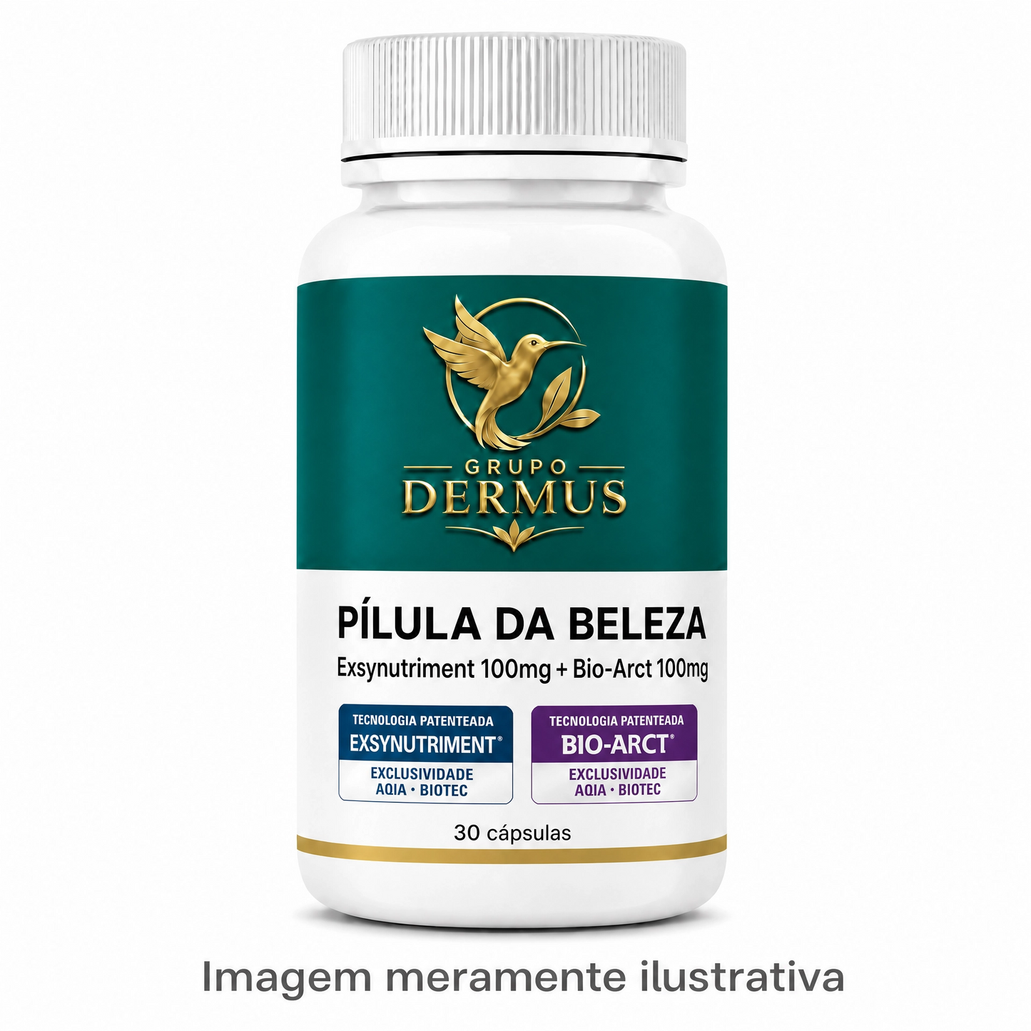 Pílula da Beleza - Exsynutriment 100mg + Bio Arct 100mg 30 cápsulas