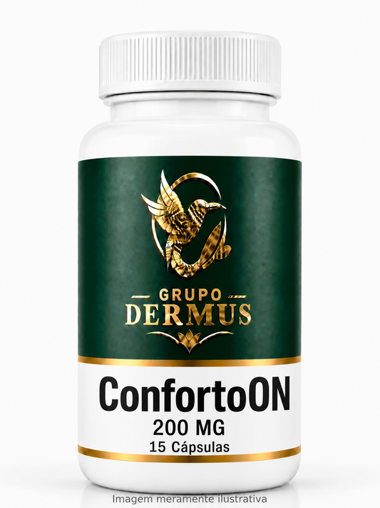Dermus ConfortoON 200mg com 15 Cápsulas