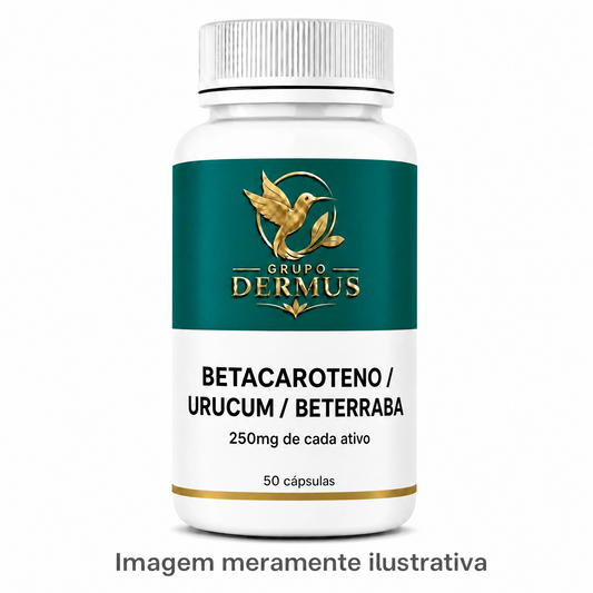 Betacaroteno / Urucum / Beterraba 50 capsulas