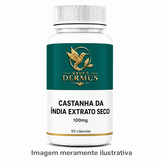 Castanha da Índia Extrato Seco 100mg 50 cápsulas