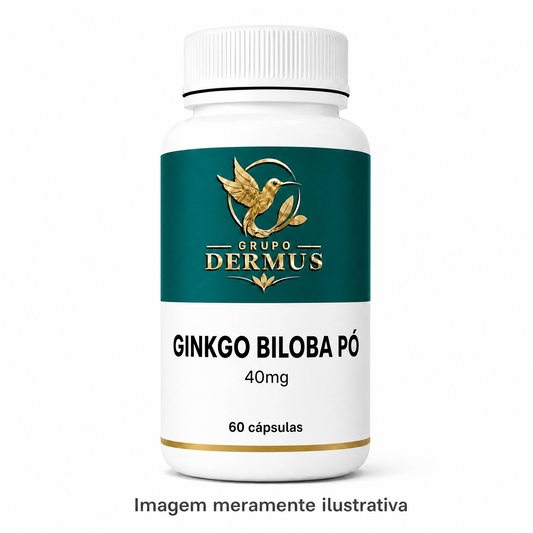 Ginkgo Biloba Po 40mg 60 cápsula